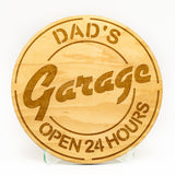 Dad's Garage Circular Sign