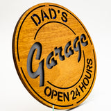 Dad's Garage Circular Sign