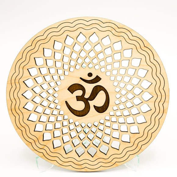 OM / AUM decorative piece - Laser Engraved & Cut