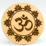 OM / AUM Laser Engraved Decorative Piece