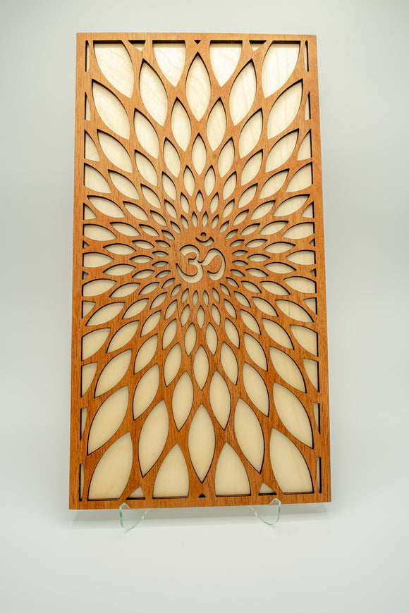 OM / AUM Contemporary Design - Large Dual Layer Cutout Frame