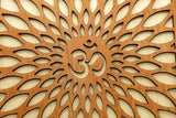 OM / AUM Contemporary Design - Large Dual Layer Cutout Frame