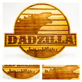 Dadzilla Engraved Sign